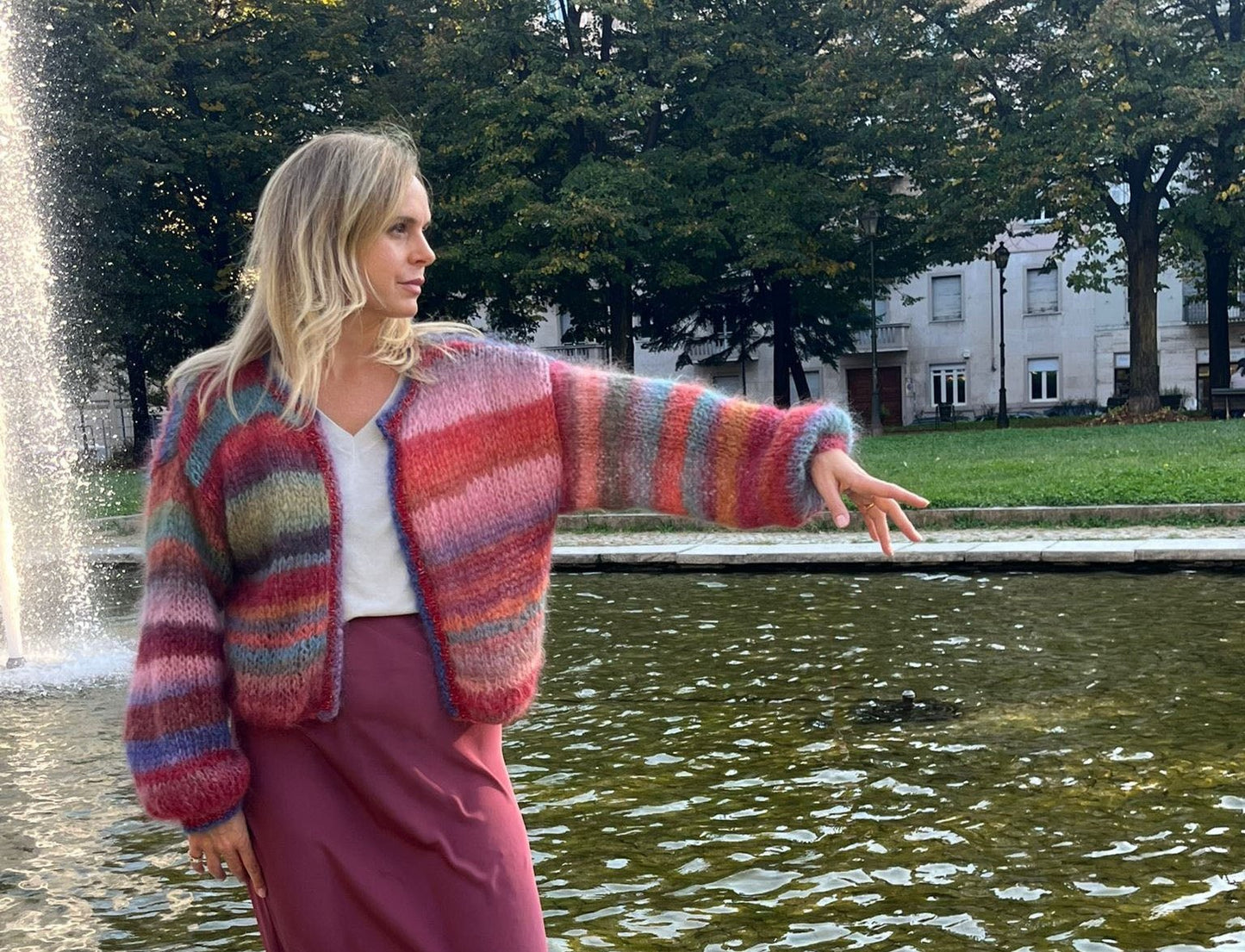 Multicolour cardigan