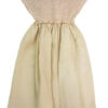 Beige linen dress
