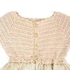 Beige linen dress