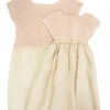 Beige linen dress